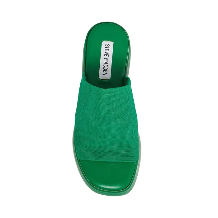 Womens Steve Madden Sandals Slinky30 Green