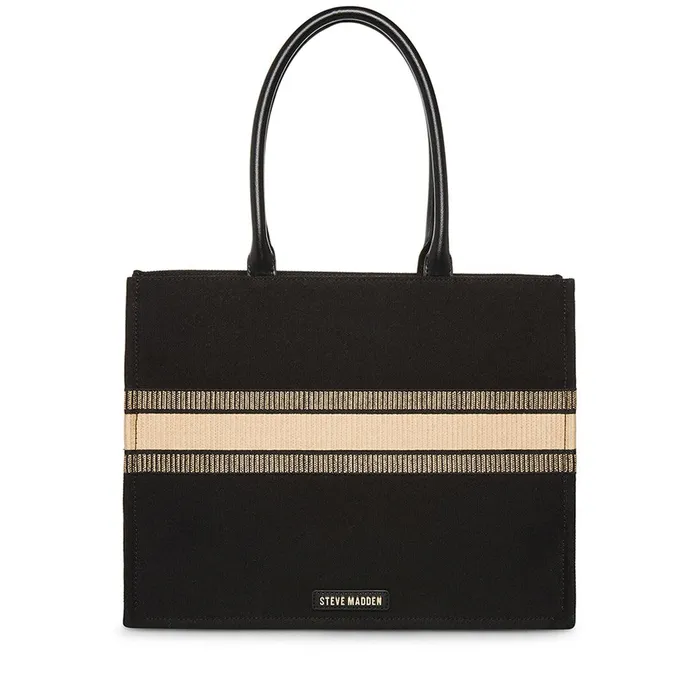 Womens Steve Madden Shoulder Bags Knox Tote Black Multi