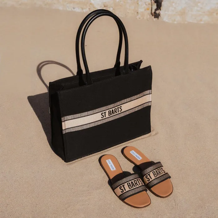 Womens Steve Madden Shoulder Bags Knox Tote Black Multi