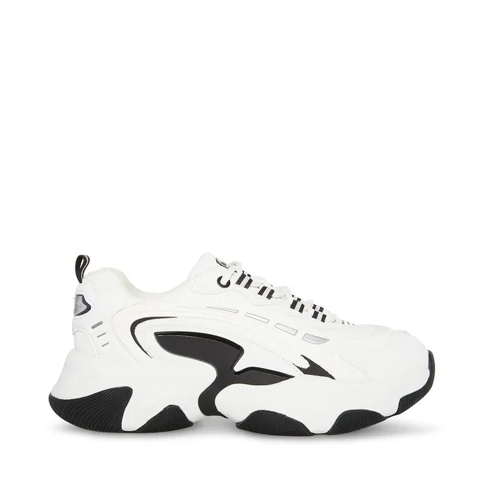 Womens Steve Madden Sneakers Flex BlackWhite