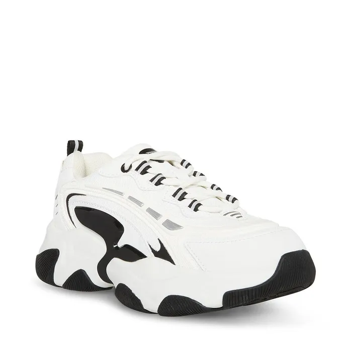 Womens Steve Madden Sneakers Flex BlackWhite