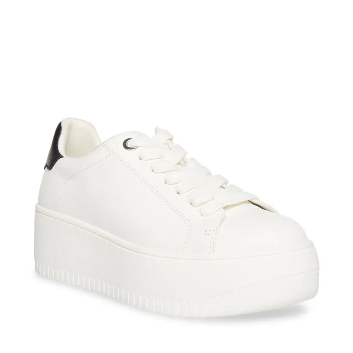 Womens Steve Madden Sneakers Rockaway WhiteBlack