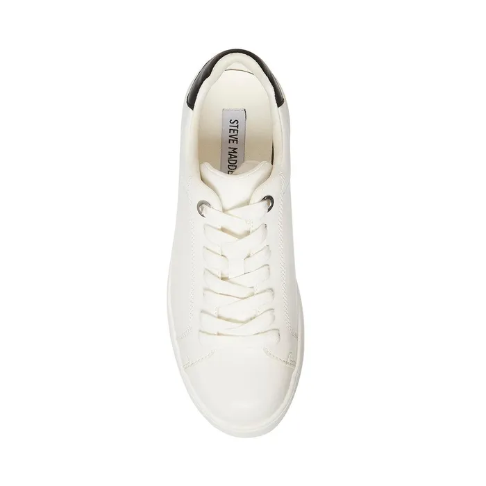 Womens Steve Madden Sneakers Rockaway WhiteBlack