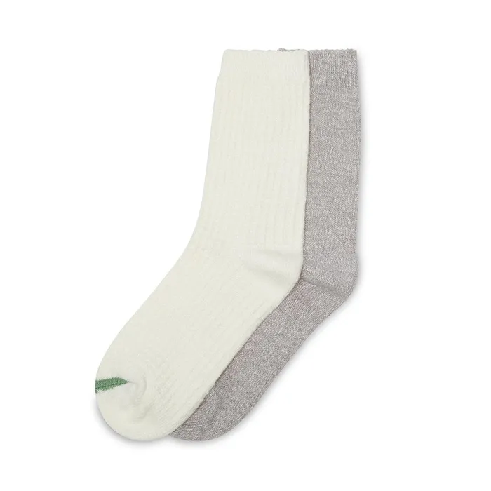 Womens Steve Madden Socks and Tights Super Soft Crew White Multi
