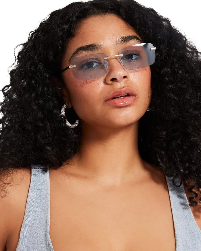 Womens Steve Madden Sunglasses Caden Sunglasses Blue