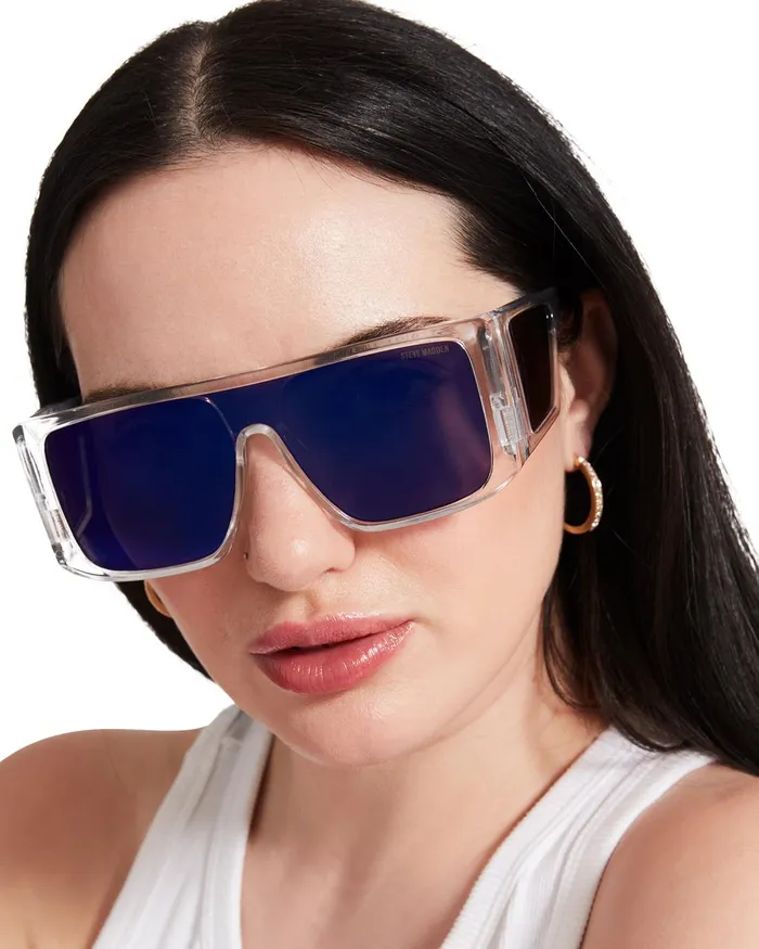 Womens Steve Madden Sunglasses Colt Sunglasses Clear
