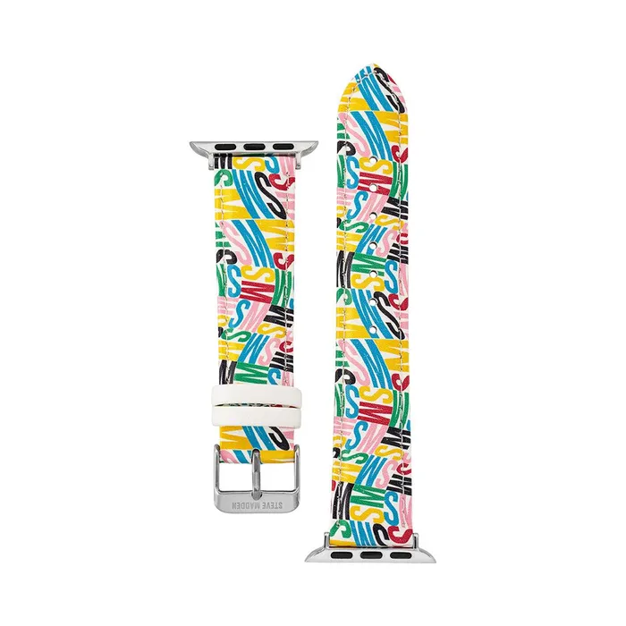 Womens Steve Madden Watches Apple Watch Logo Watch Band Multi 3840mm