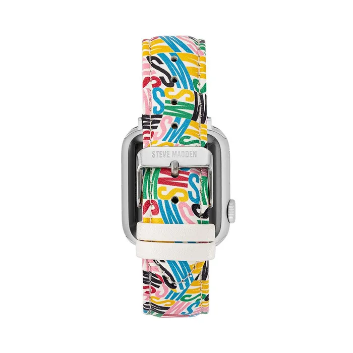 Womens Steve Madden Watches Apple Watch Logo Watch Band Multi 3840mm