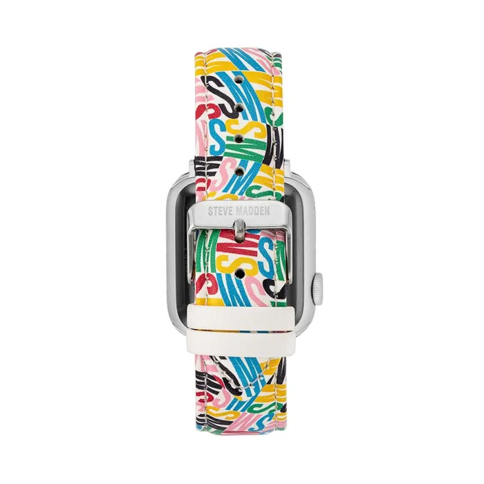 Womens Steve Madden Watches Apple Watch Logo Watch Band Multi 4244mm