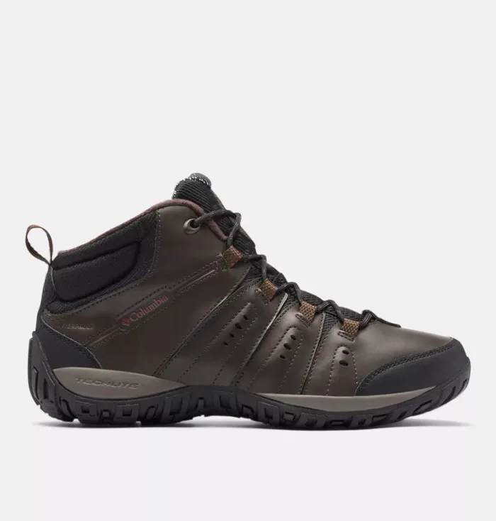 Woodburn II Waterproof OmniHeat Shoe Cordovan Garnet Red Mens Columbia Sportswear Hiking