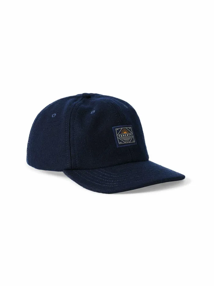 Wool Baseball Hat 8211 Navy Heather Navy Heather MenWomen Faherty Hats