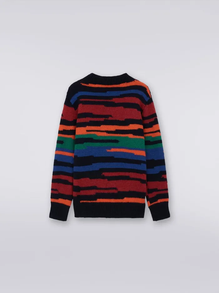 Wool CrewNeck Sweater Multicoloured Kids Missoni Clothing Wool CrewNeck Sweater Multicoloured Kids Missoni Clothing