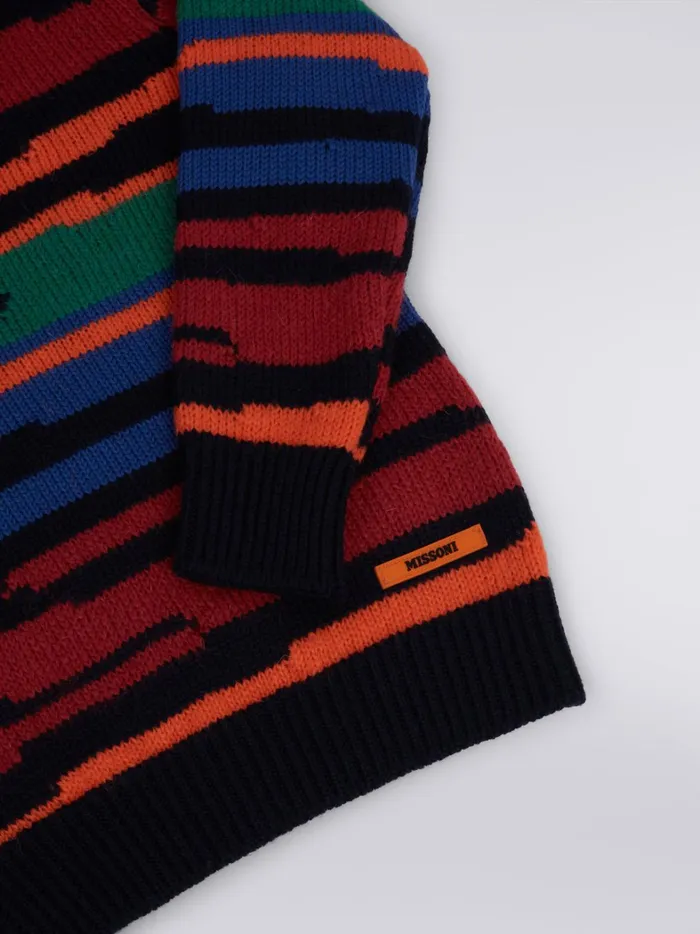 Wool CrewNeck Sweater Multicoloured Kids Missoni Clothing Wool CrewNeck Sweater Multicoloured Kids Missoni Clothing