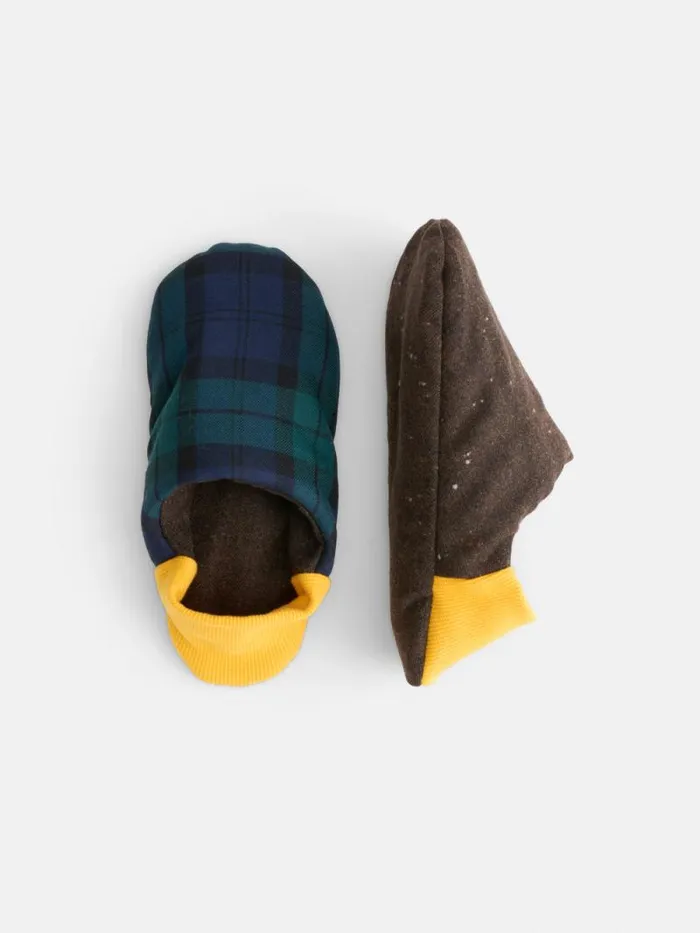 Wool Tartan House Shoes Men Alex Mill Accessories