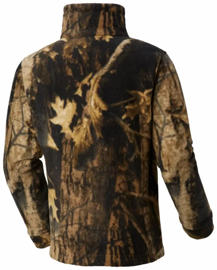 Zing III Printed Fleece Jacket Timberwolf Kids Columbia Sportswear Fleece